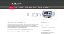 Desktop Screenshot of makro-med.de