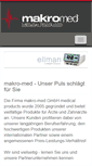Mobile Screenshot of makro-med.de